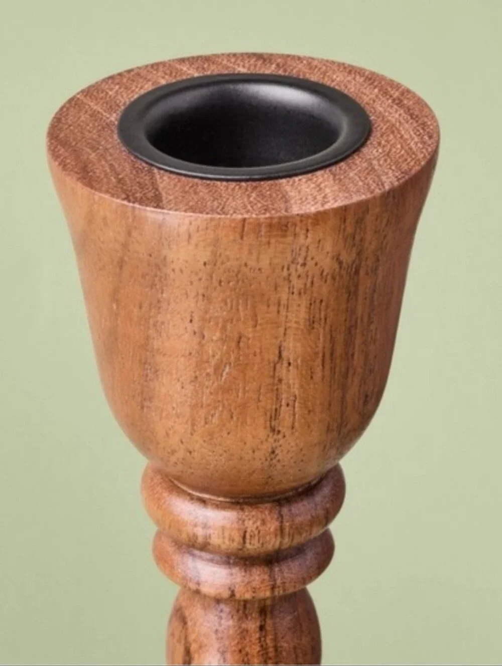 Hearth & Hand Set Of 2 Wood Candlesticks
